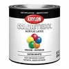 Krylon ColorMaxx interior/exterior acrylic latex paint can, satin white