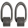 Weld-on D-ring tie down anchor for truck bed