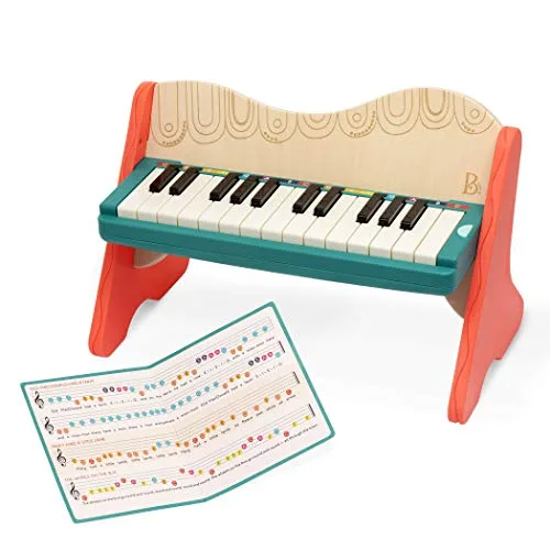 B. toys Wooden Piano, Mini Maestro with color-coded songbook