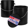 Stock Your Home All-Plastic Paint Can 2-Pack with Metal Handle