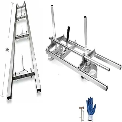 Portable chainsaw mill 36 inch planking milling bar with rail guide system