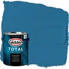 Glidden Total Interior Wall Paint & Primer All-in-One, Blue Oasis/Blue, Eggshell, 1 Gallon