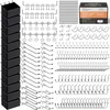 INCLY 278-piece pegboard organizer kit for garage workbench pegboards