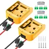 DeWalt 20V Adapter with Power Switch, Fuse & Terminals