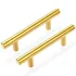 Estmoon brushed brass cabinet handles, 30-pack