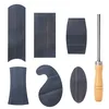 Hermit Tools 6-piece cabinet scraper burnisher set