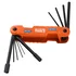 Klein Tools 70550M folding metric hex key set including 6mm