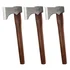 THRWCLUB 3-pack competition throwing axes with hickory handles