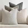 MIULEE Chenille Pillow Covers Neutral