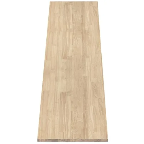 ARIEL Hevea solid wood butcher block countertop, unfinished, 96x25x1.5 inch