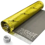 Premium Floor Underlayment with Moisture Barrier, 200 sq ft Premium floor underlayment roll with moisture barrier 200 sq ft gold
