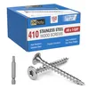 410-Grade Stainless Deck Screws #8x1-5/8″ (150-Pack) 410-Grade Stainless Deck Screws #8x1-5/8″ (150-Pack)