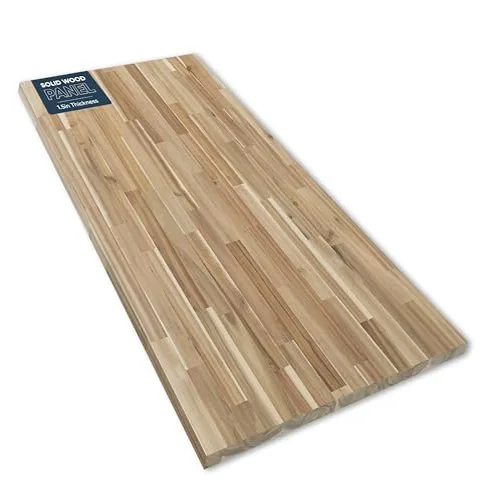 AllForWood acacia solid wood butcher block countertop, unfinished, 48x25x1.5 inch