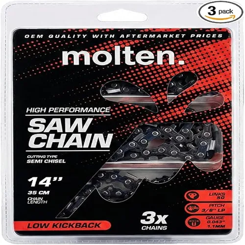 3-pack 14 inch chainsaw chain for Stihl MS180 MS170