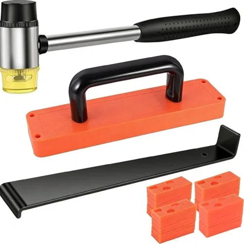 LOZAGU 43 piece laminate flooring tools LVP installation kit spacers mallet pull bar