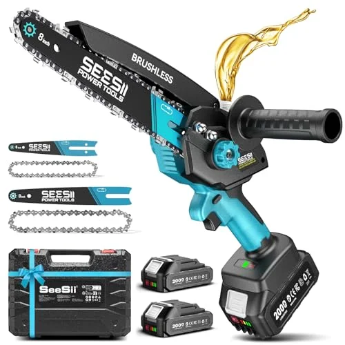 SEESII 8″/6″ Mini Chainsaw Cordless
