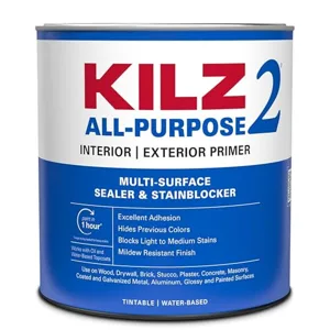Kilz 2 All-Purpose Latex Interior/Exterior Primer, Quart