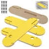 Zero clearance table saw insert for DeWalt with pre-cut riving knife slot
