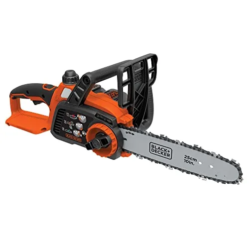 BLACK+DECKER 20V MAX Cordless Chainsaw Kit, 10 inch, Battery and Charger Included (LCS1020) BLACK+DECKER 20V MAX Cordless Chainsaw Kit, 10 inch, Battery and Charger Included (LCS1020)