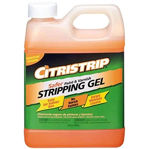 Citristrip paint and varnish stripping gel, 1 quart container