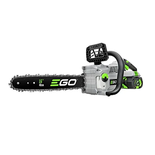 EGO Power+ CS1611 16-Inch 56V Lithium-ion Cordless Chainsaw - Battery and Charger Included, Black EGO Power+ CS1611 16-Inch 56V Lithium-ion Cordless Chainsaw - Battery and Charger Included, Black