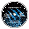 Rhapsody 10 inch continuous turbo rim diamond saw blade