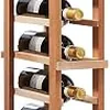 Wine Enthusiast N'FINITY Stackable Solid Mahogany Wine Rack