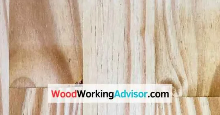 Close-up of 1/4-inch wood grain surface prepared for joining