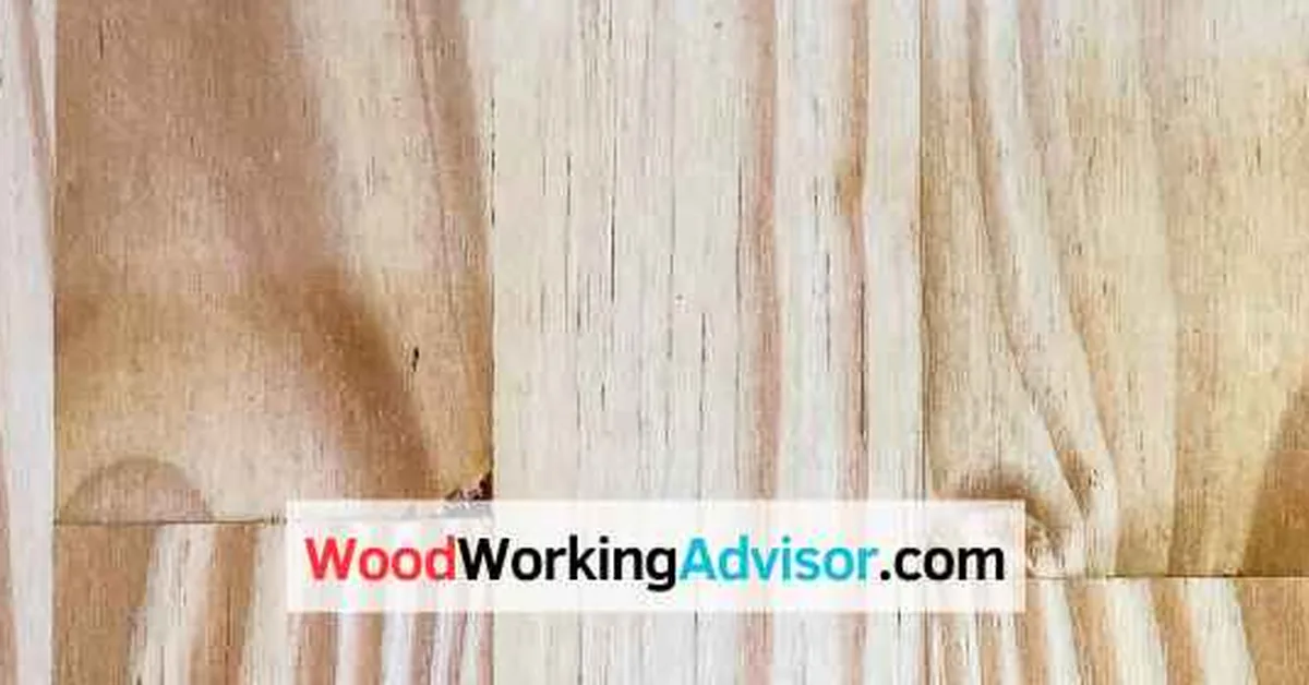 Close-up of 1/4-inch wood grain surface prepared for joining
