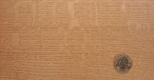 White Oak Quarter Sawn Veneer 10 Mil PSA 12 by 48 inch peel and stick sheet