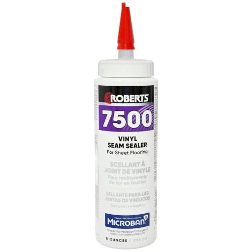 Roberts 7500 vinyl seam sealer bottle for sealing vinyl plank flooring seams