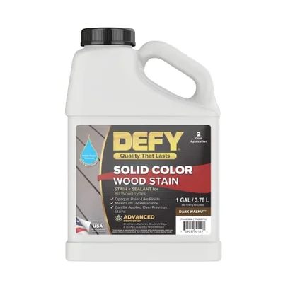 DEFY solid color exterior deck paint, UV resistant