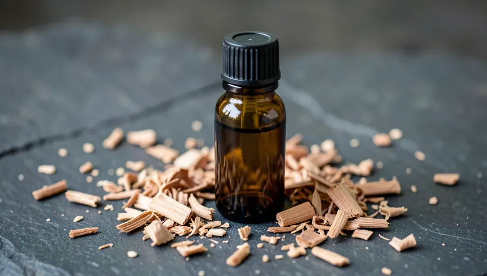 Cedar wood oil and cedar wood chips used for scent and pest protection