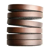 S1EGAN wood coasters with felt insert, set of 6, stackable S1EGAN wood coasters with felt insert, set of 6, stackable