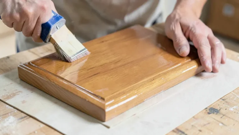 Sanding wood smooth is the real foundation of a plastic-like glossy finish