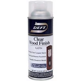 Deft Interior Clear Wood Finish Satin Lacquer aerosol spray can