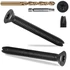 Self drilling flat head thread cutting deck screws for metal