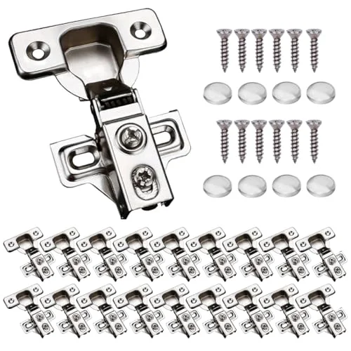 Soft-close cabinet door hinges set