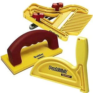 Milescraft Feather Board & Push Stick Safety Bundle