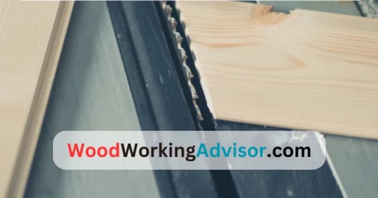 Table saw blade and arbor assembly near the trunnion mounting area