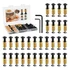 30 Sets 1/4-20 threaded inserts for wood kit with screws, washers and hex wrenches
