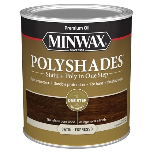 Minwax PolyShades Stain & Polyurethane, Espresso, Satin