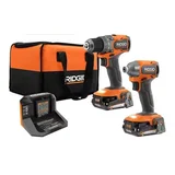 RIDGID 18V SubCompact brushless 2-tool combo kit RIDGID 18V SubCompact brushless 2-tool combo kit