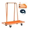 VEVOR steel panel cart with four casters and tie-down strap