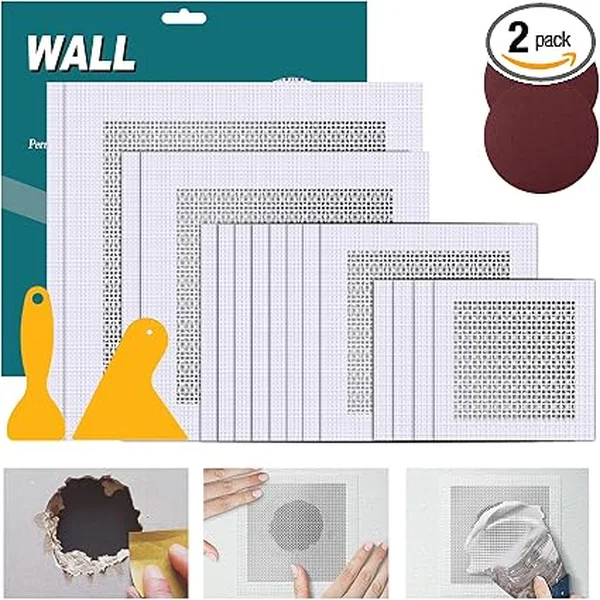 WDSHCR aluminum self-adhesive drywall and door hole repair patch kit