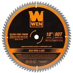 WEN BL1080 10-inch 80-tooth carbide-tipped miter saw blade
