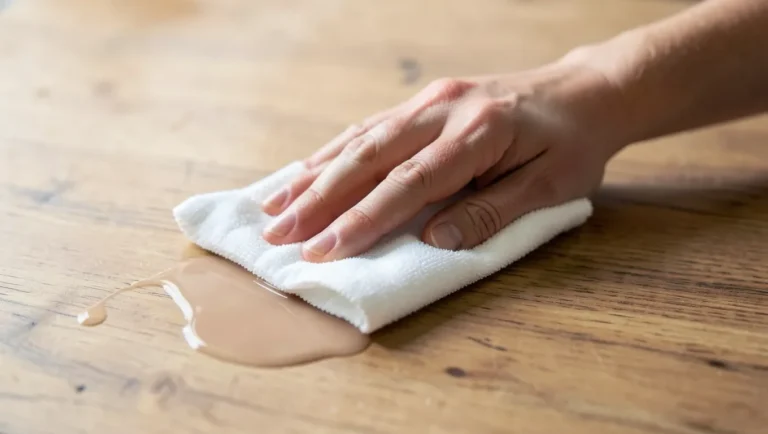 Wiping poly on with a cloth avoids the brush marks and drips of traditional application