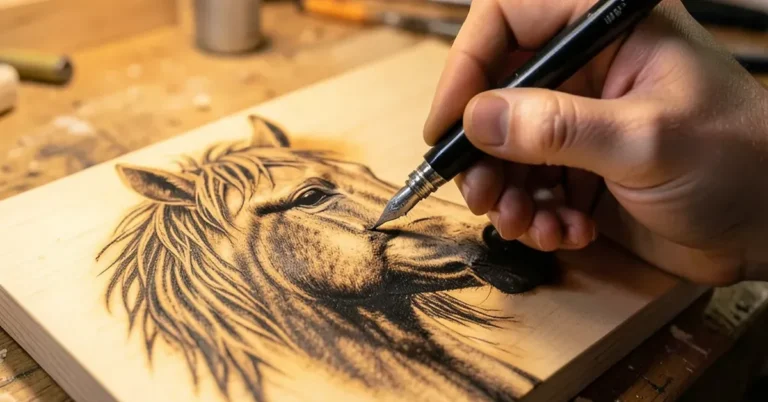 Wood Burning a Horse: Pyrography Mane, Fur & Shading Guide