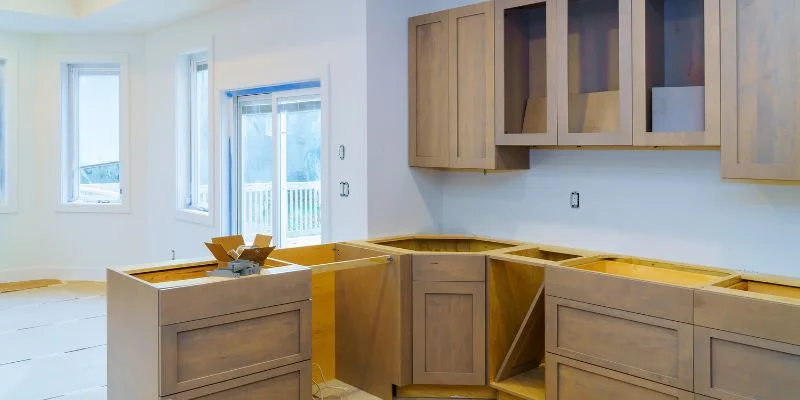 Different wood cabinet door styles and finishes
