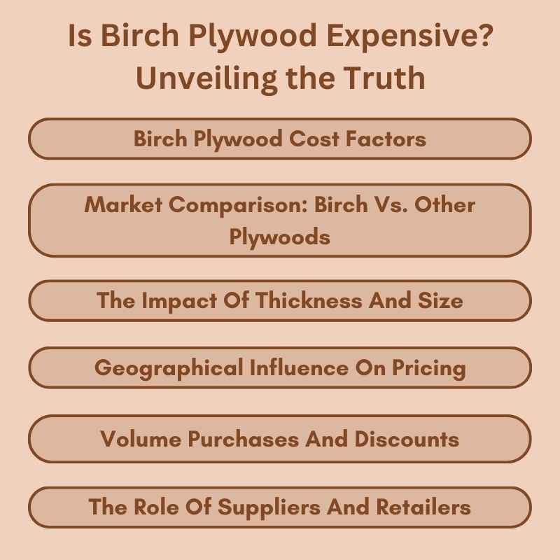 Is Birch Plywood Expensive?